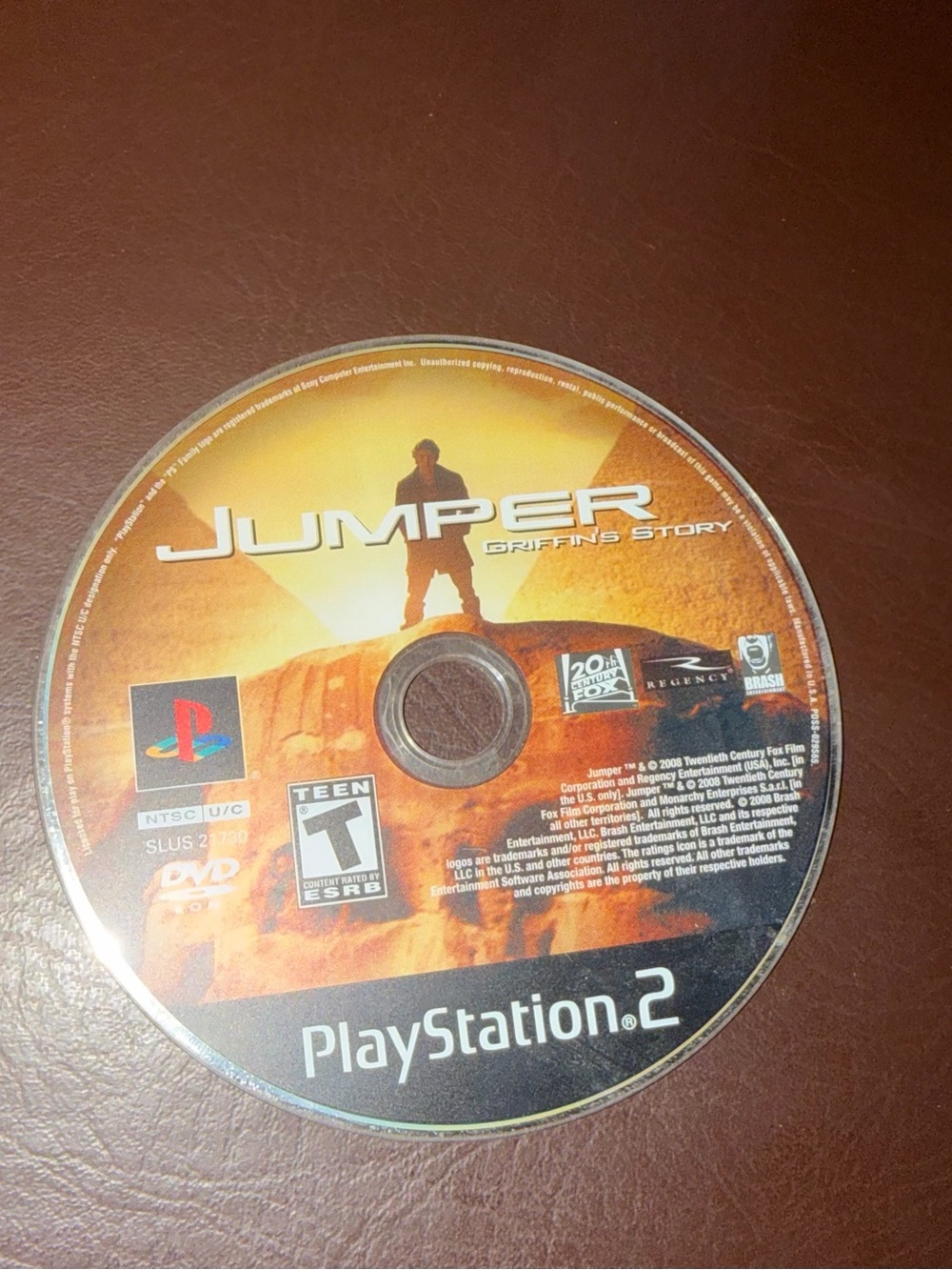 Sony PlayStation 2 Jumper Griffin's Story Disc - Orange Artwork